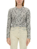 Grey Knitted Crew Neck Sweater 1