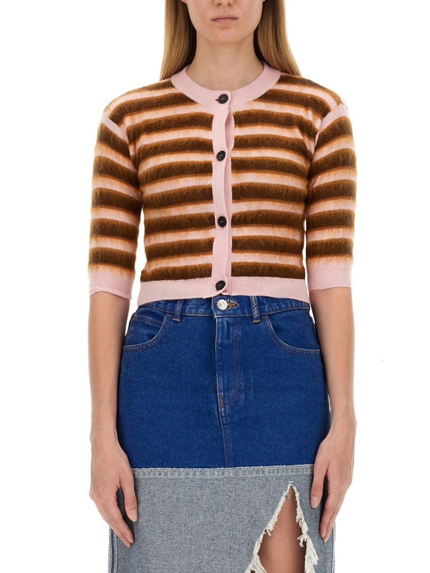 Multicolor Stripes Crew Neck Sweater 3