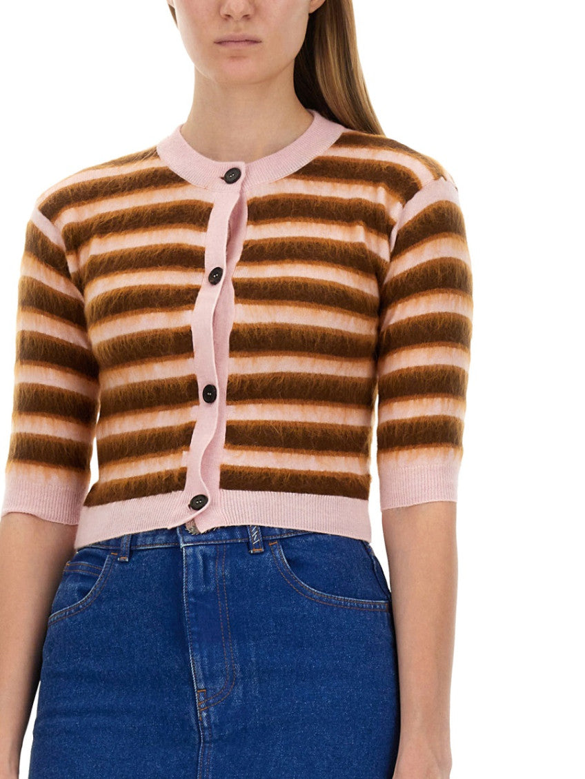 Multicolor Stripes Crew Neck Sweater 5