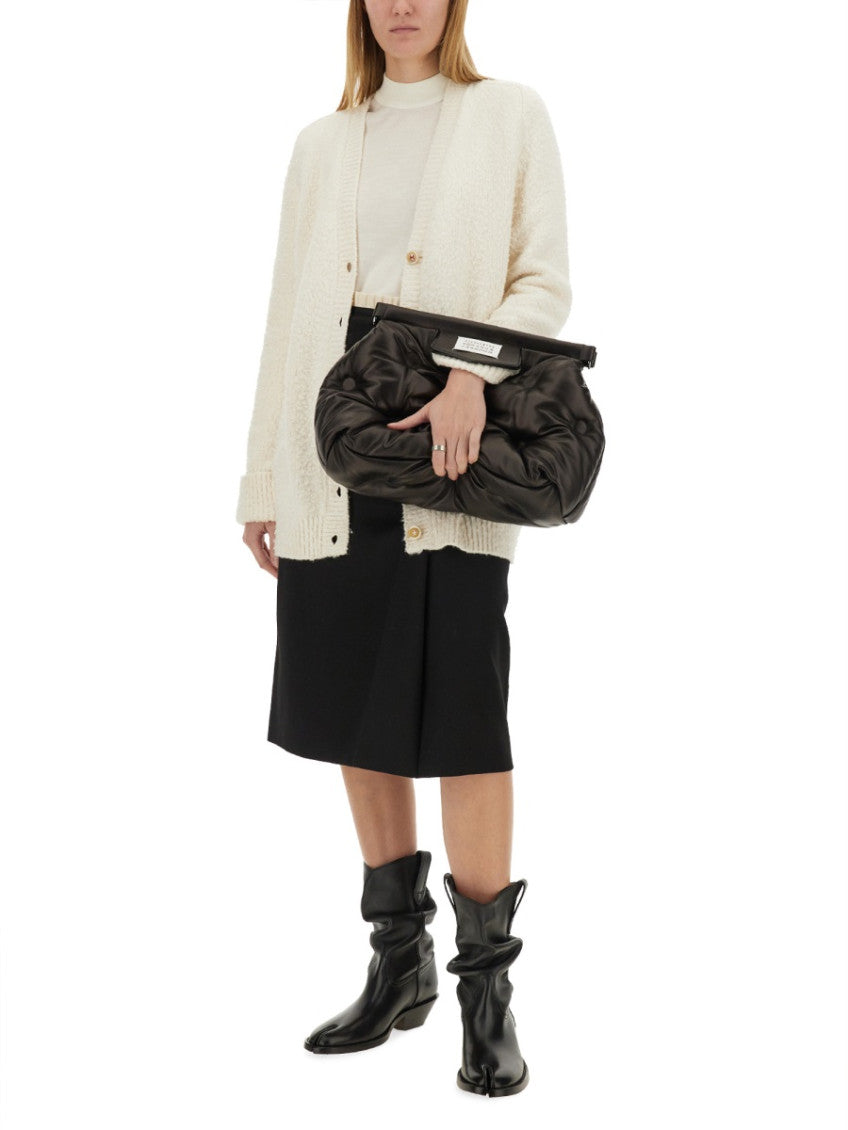 White Solid Mock Collar Sweater 4