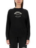 Black Logo Crew Neck Sweater 1