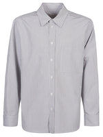 Grey Stripe Logo Shirt 1