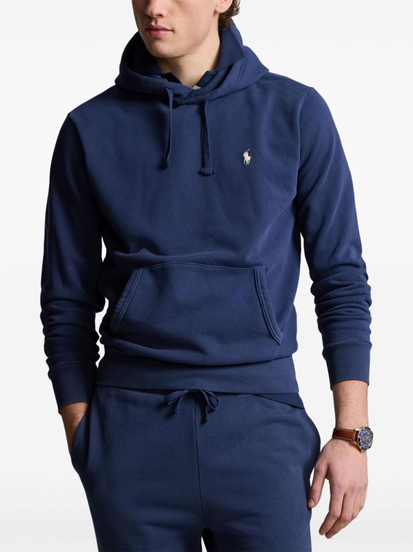 Navy Blue Logo Hoodie 2