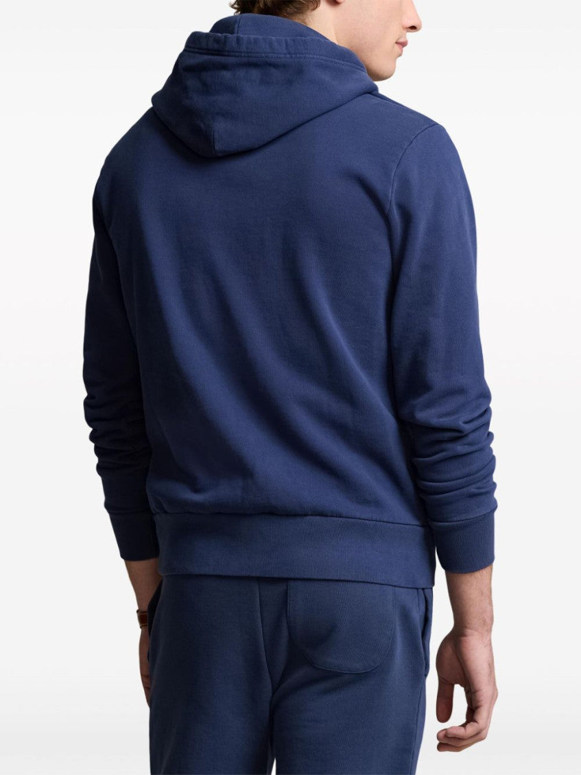 Navy Blue Logo Hoodie 3