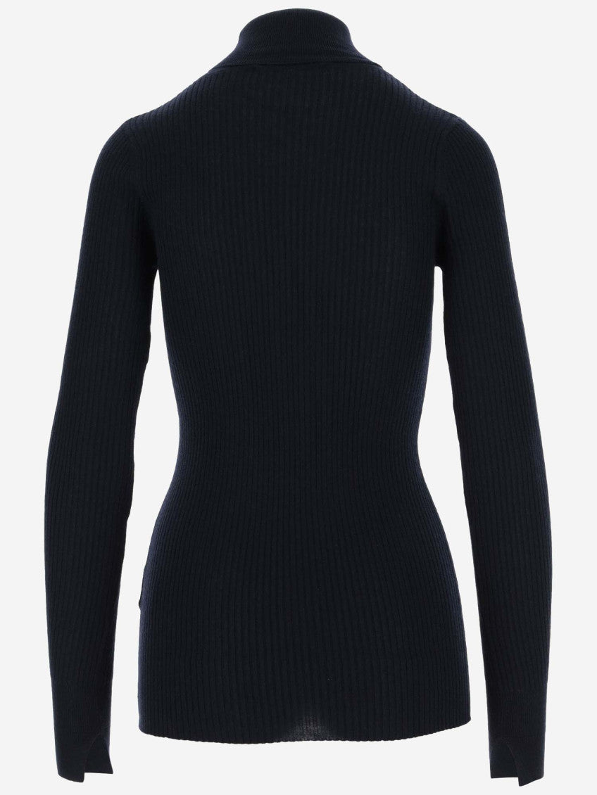 Blue Turtleneck Pullover 2