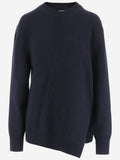 Royal Blue Asymmetrical Sweater 1