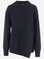 Royal Blue Asymmetrical Sweater 1