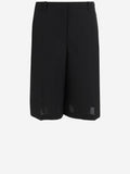 Black Wool  Short Pants 1