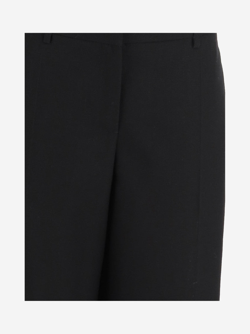 Black Wool  Short Pants 3