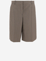 Multicolor Wool Short Pants 1