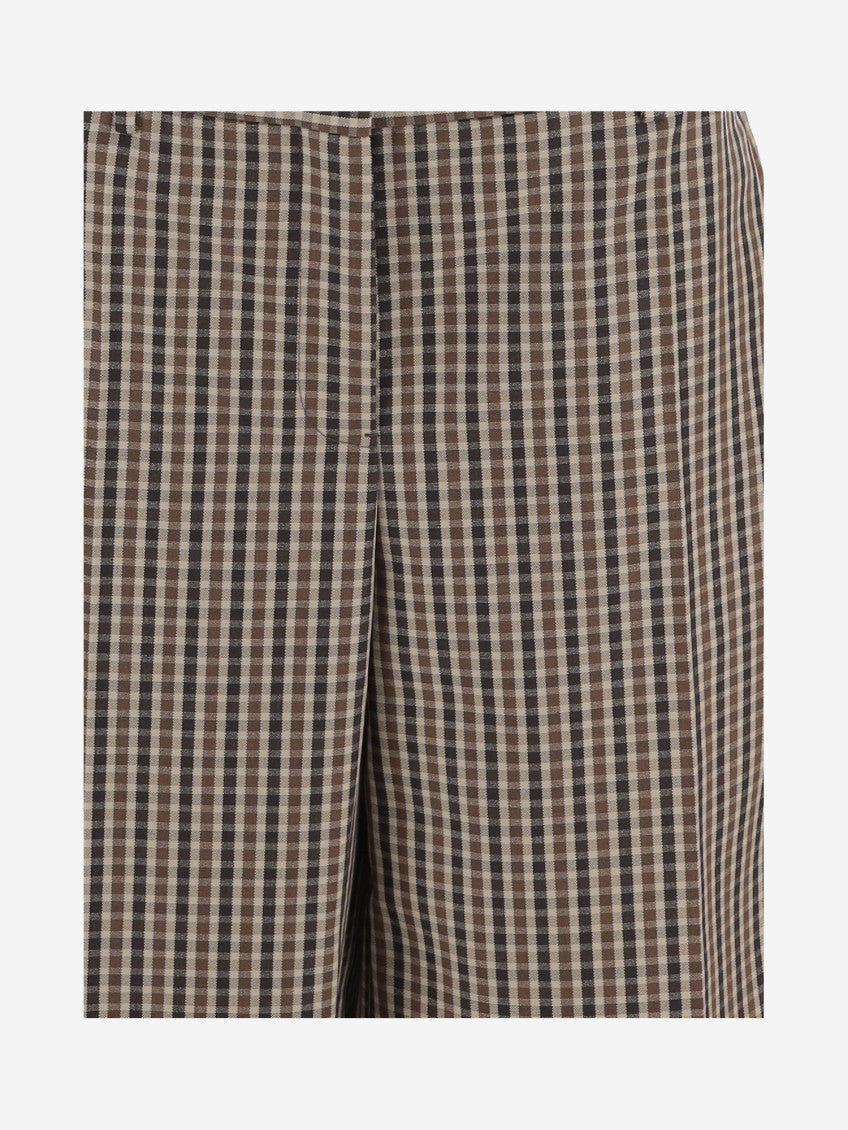 Multicolor Wool Short Pants 3