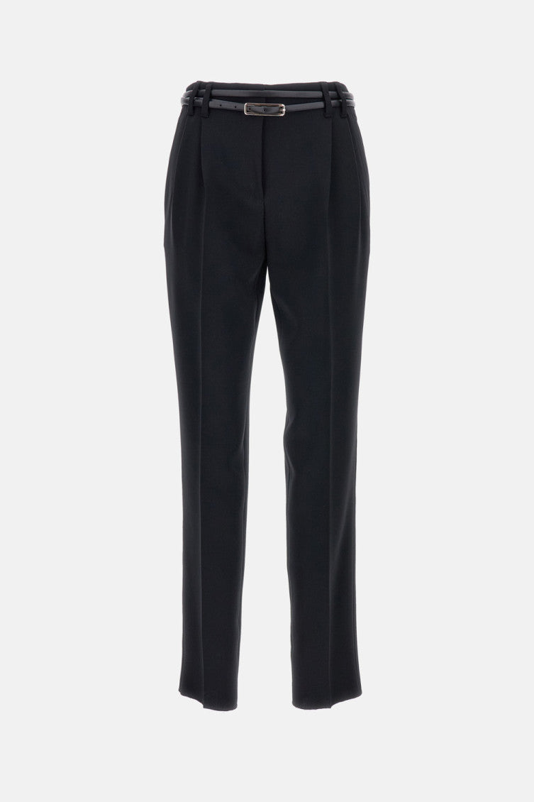 Black Straight Pant 1