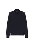 Navy Blue Zip Up Cardigan 1