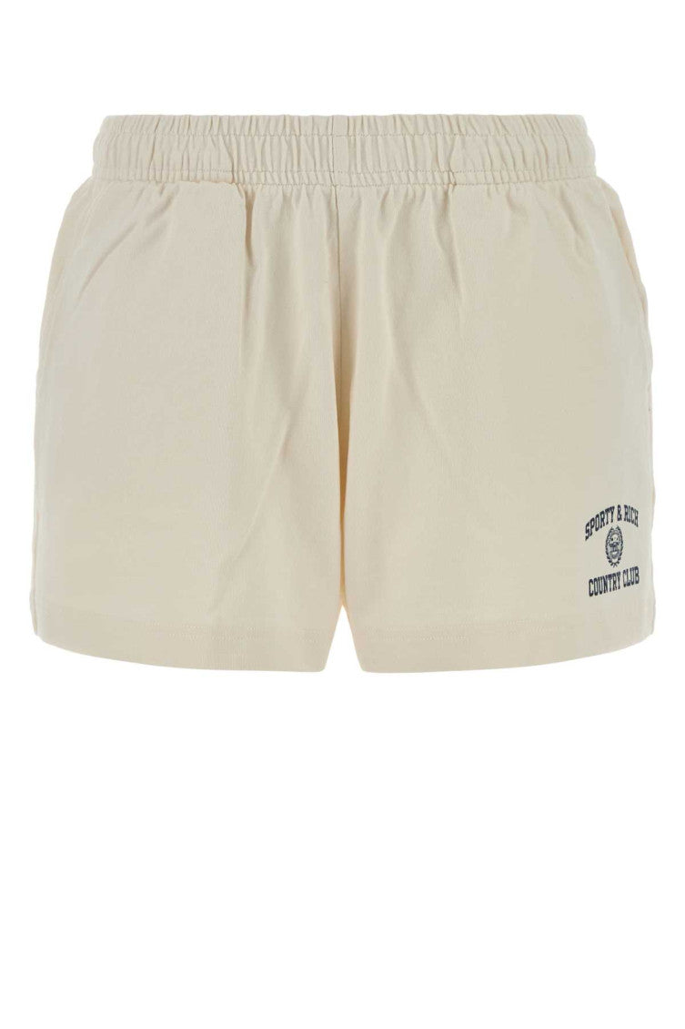 Off White Cotton Short 2