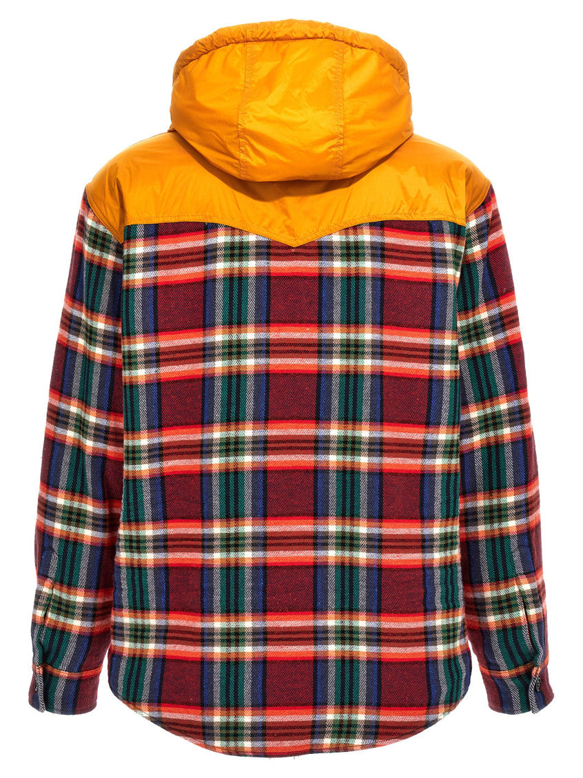 Multicolor Hood Shirt Jacket 2