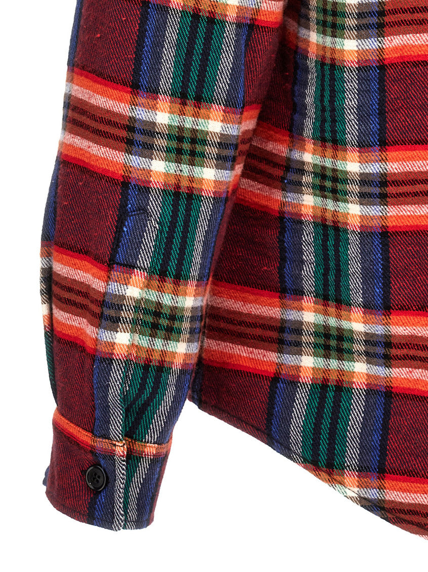 Multicolor Hood Shirt Jacket 4