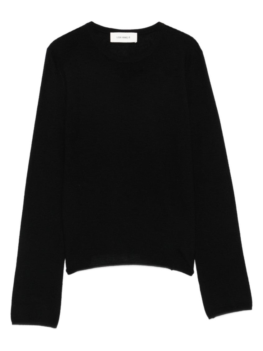 Black Crew Neck Sweater 1