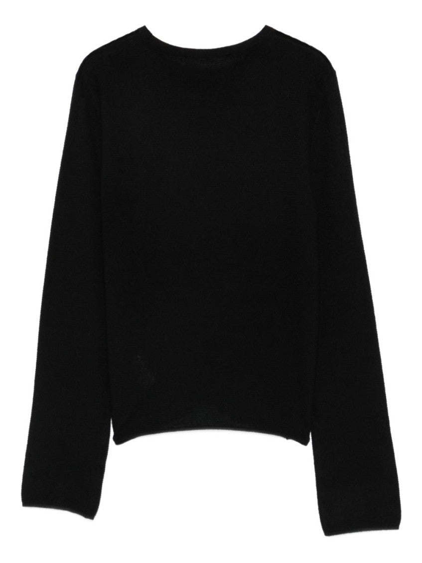 Black Crew Neck Sweater 3