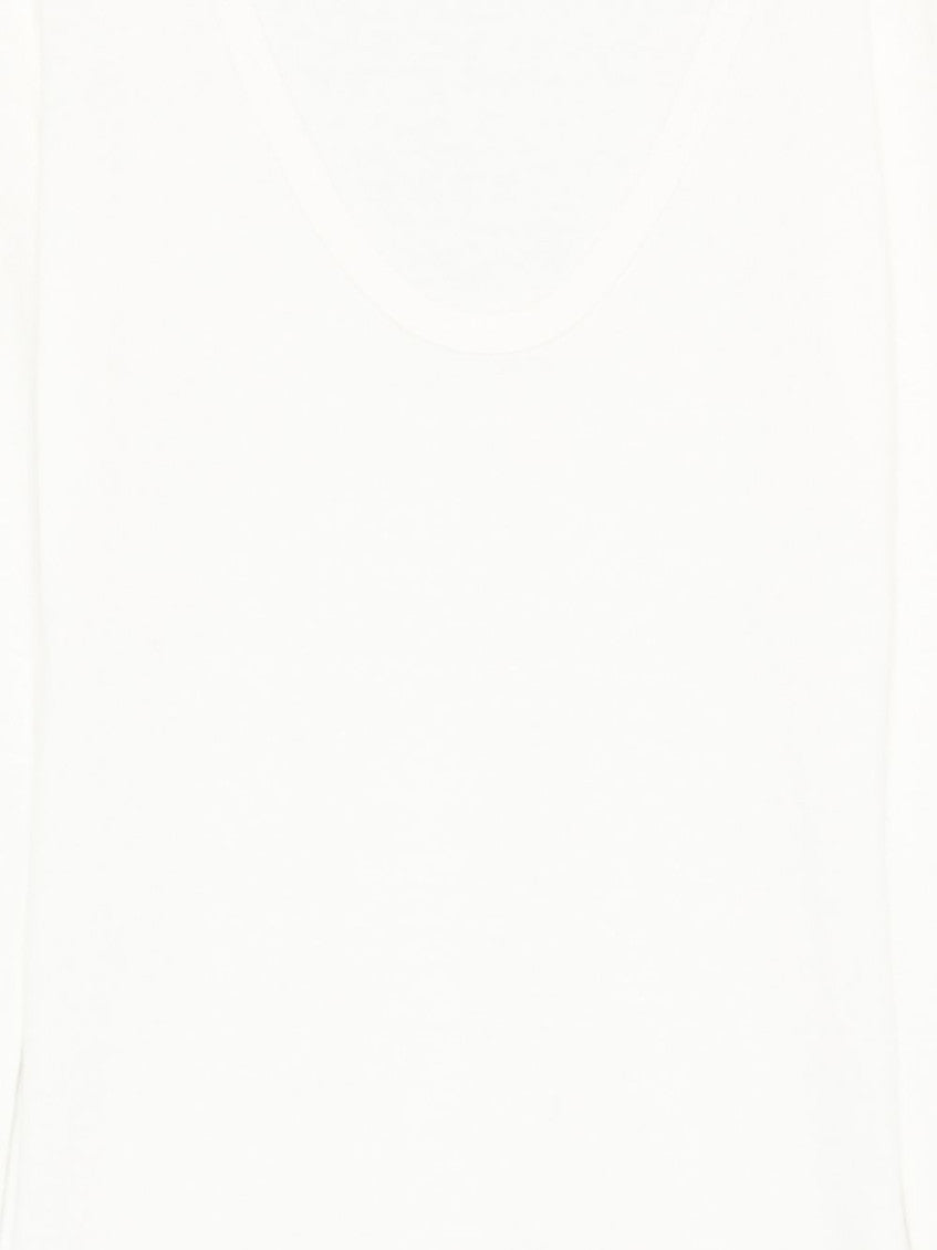 White Scoop Neck Sweater 3