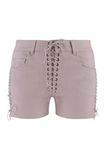 Pink Solid Shorts 1
