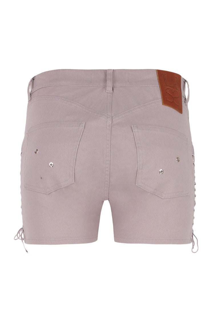 Pink Solid Shorts 2