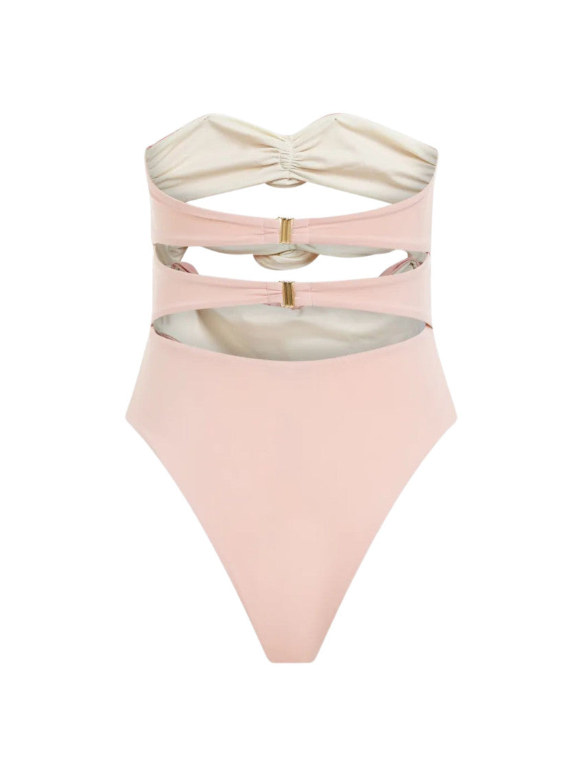 Pink Embellished Swimwear 2