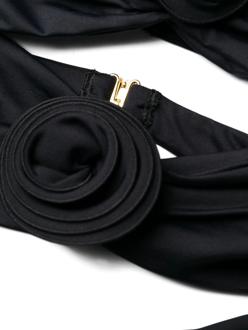 Black Embellished Swimwear 3