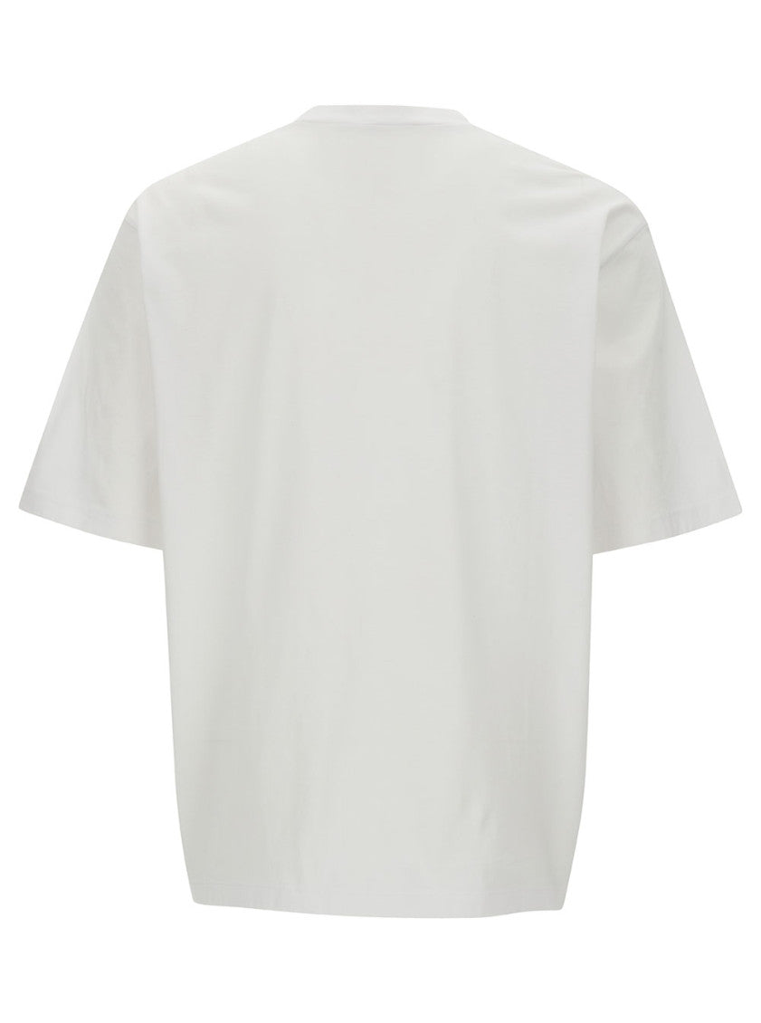 White Crew Neck T-Shirt 2