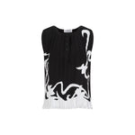 Black Pleated Top 1