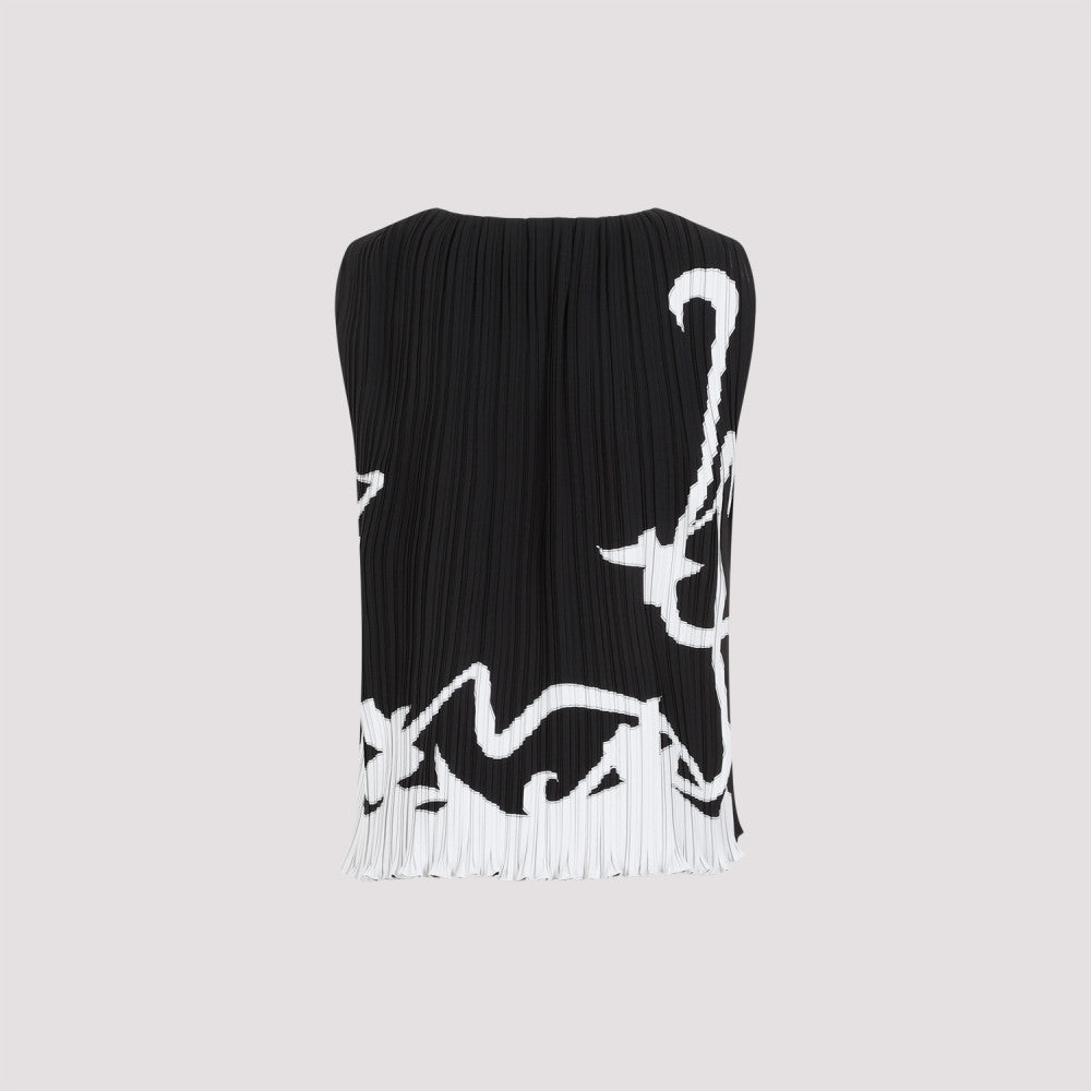 Black Pleated Top 4