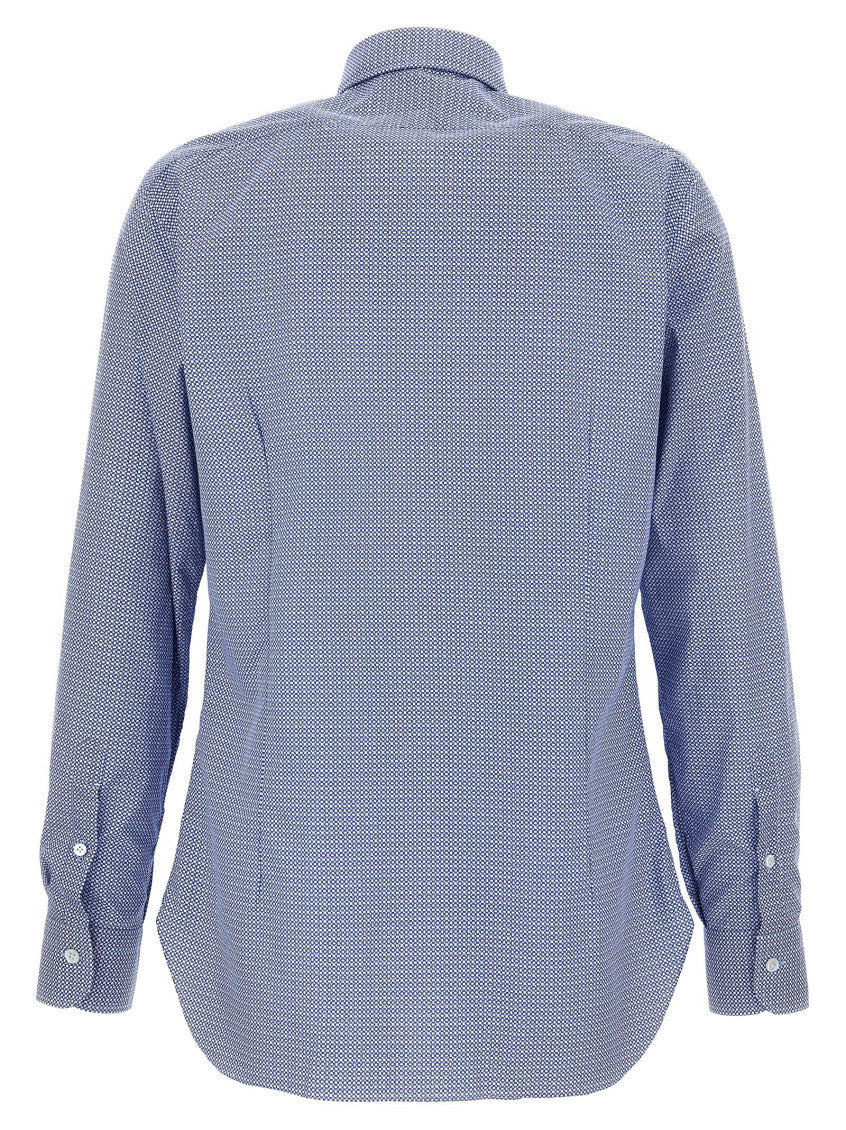 Light Blue Patterned  Shirt 2