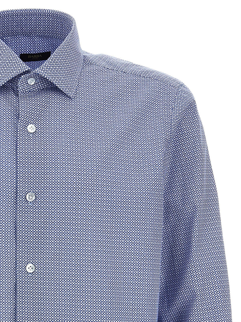Light Blue Patterned  Shirt 3