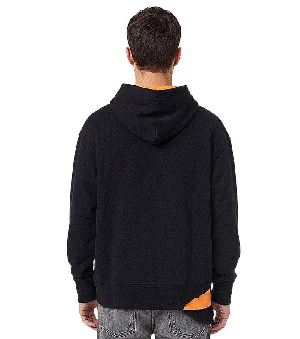 Black Relaxed Logo Hoodie 2