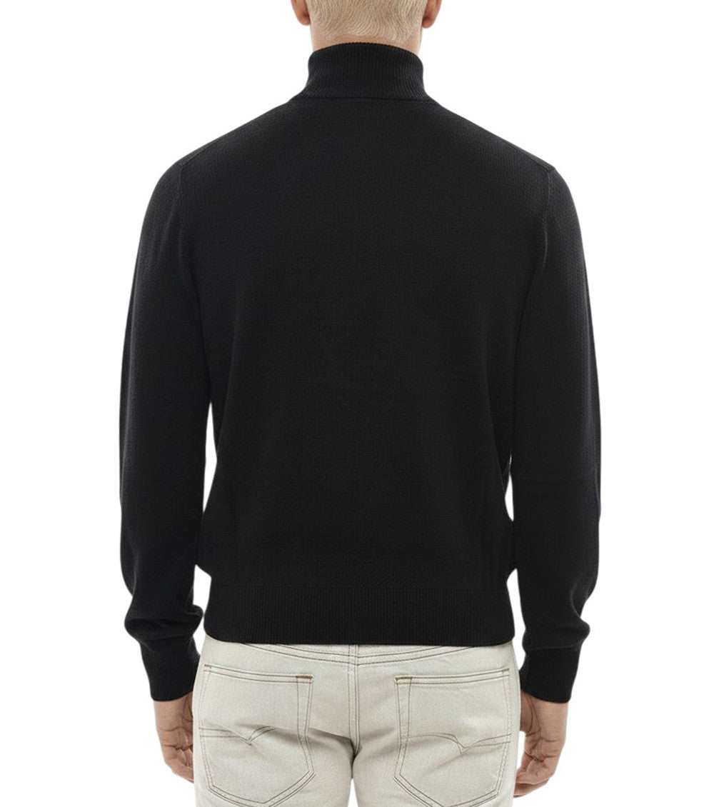 Black Turtle Neck Sweater 2