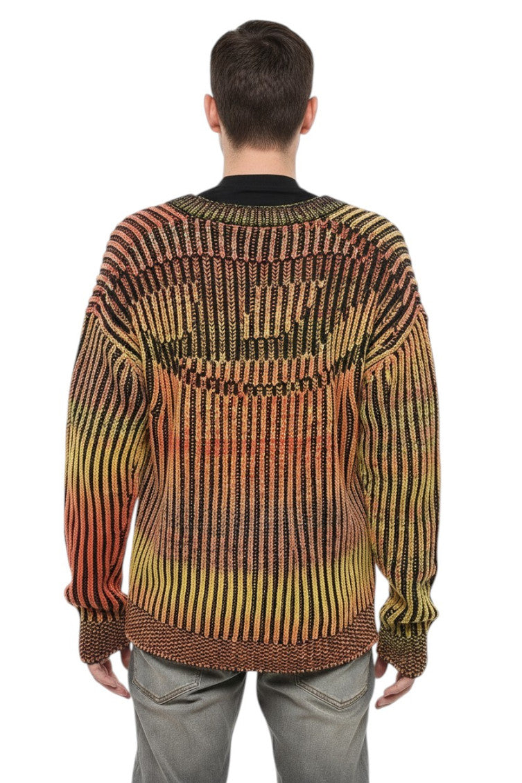 Multicolor V Neck Cardigan 2