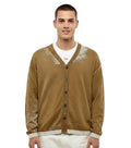 Brown V Neck Cardigan 1