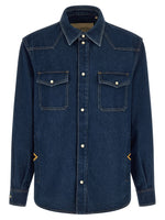 Blue Regular Denim Shirt 1
