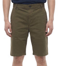 Green Solid Chino Shorts 1