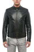 Green Mandarin Collar Jacket 1