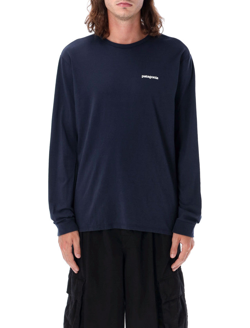 Blue Crewneck Graphic Logo T-Shirt 1