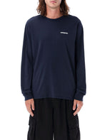 Blue Crewneck Graphic Logo T-Shirt 1