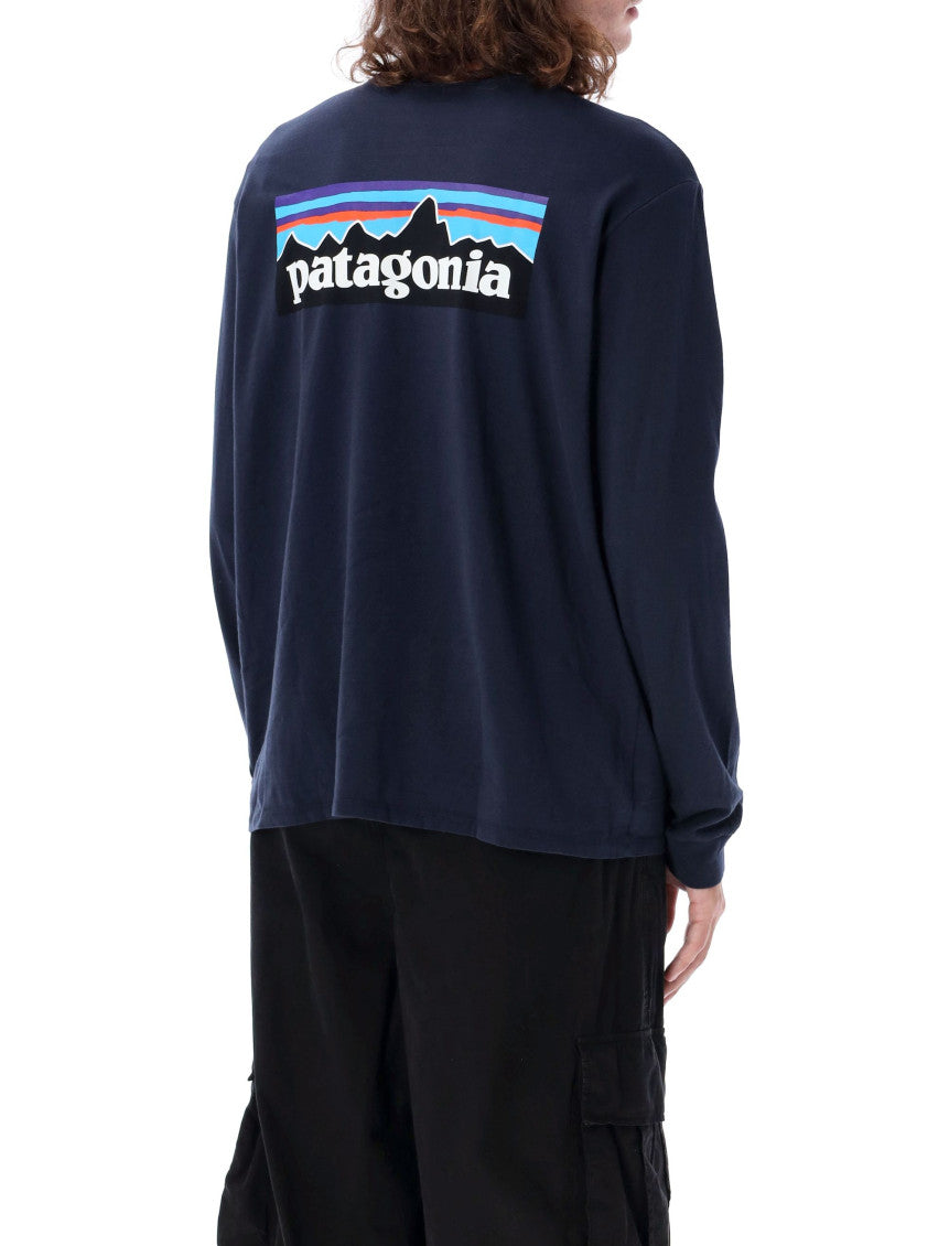 Blue Crewneck Graphic Logo T-Shirt 2