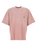 Pink Crewneck Logo T-Shirt 1