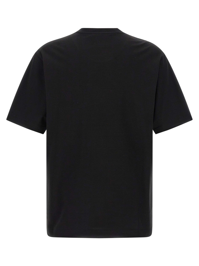 Black Logo Embroidery T-Shirt 2