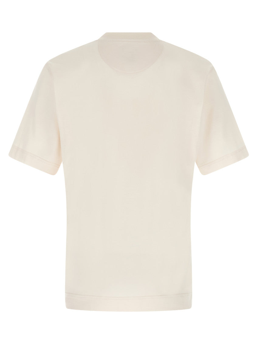 Off White Crewneck Printed T-Shirt 2