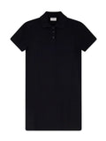 Black Shirt Collar Mini Dress 1