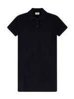 Black Shirt Collar Mini Dress 1