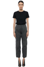 Grey Relaxed Cargos Pants 1