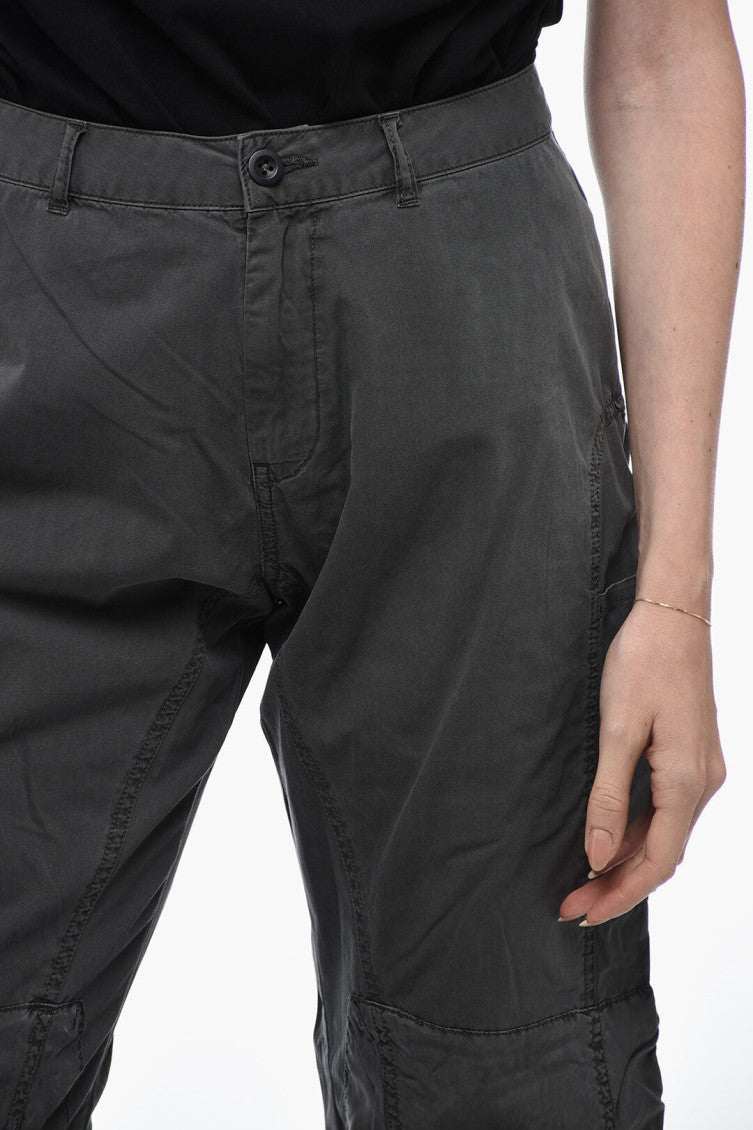 Grey Relaxed Cargos Pants 3