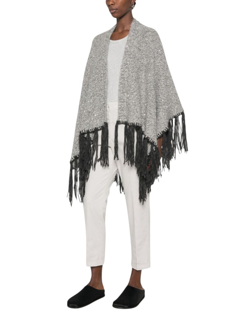 Grey Textured Mock Collar Sweater 3